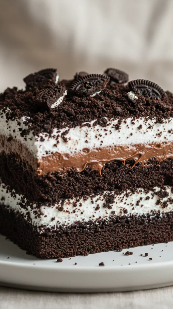 Read more about the article Oreo Dirt Cake Recipe: Creamy, Chocolatey Treat