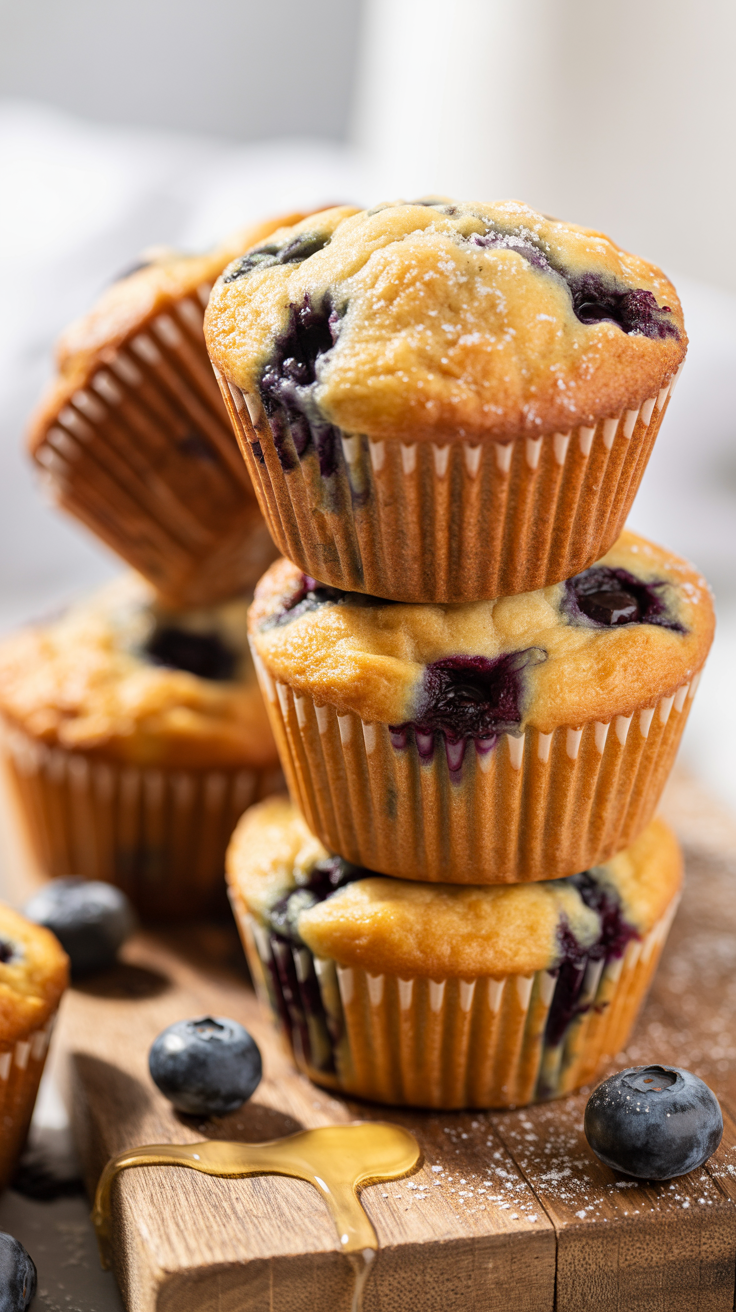 Banana Blueberry Muffins Recipe