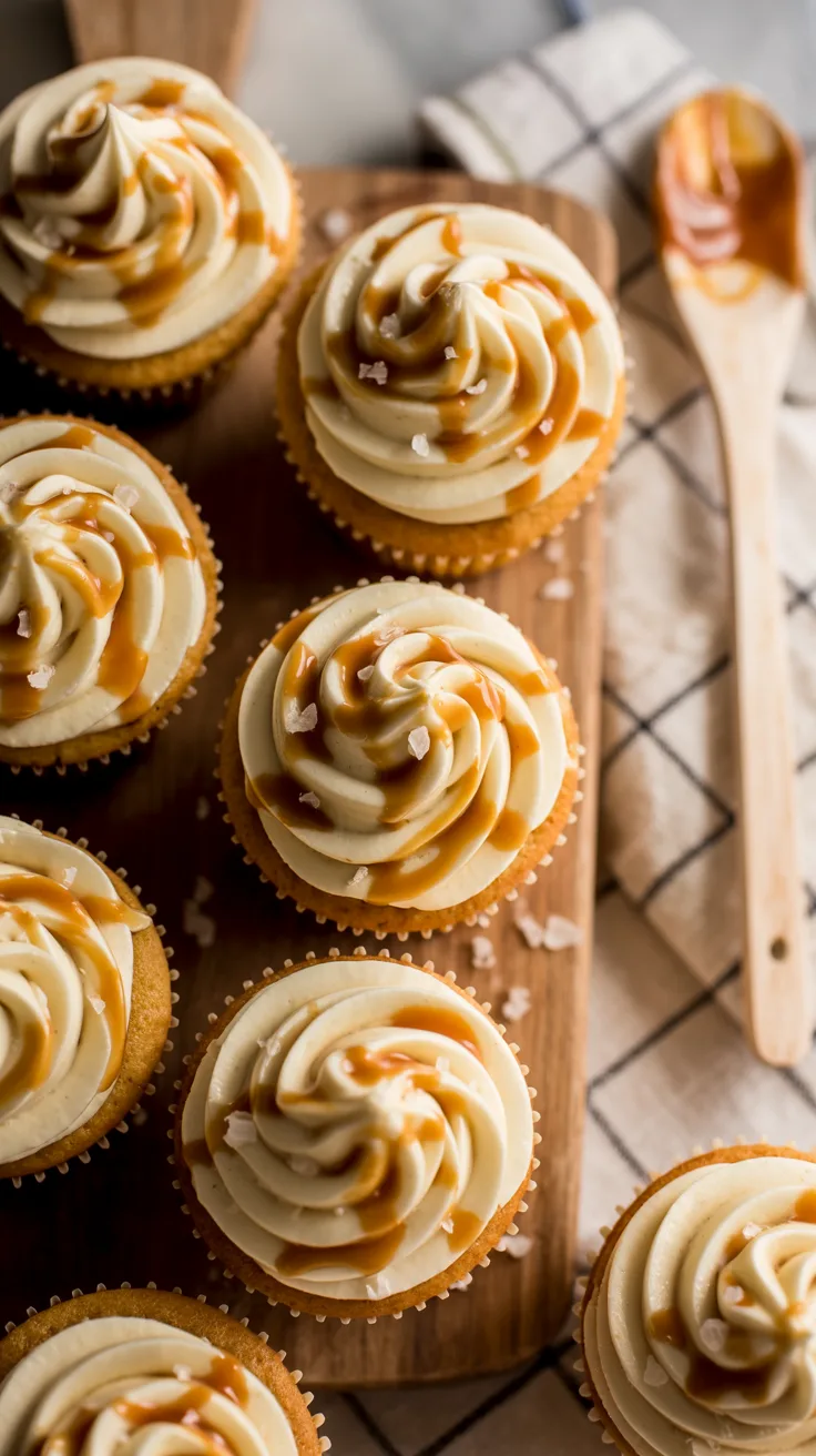 Read more about the article Salted Caramel Cupcakes Recipe: Sweet Ticket to Baking Bliss