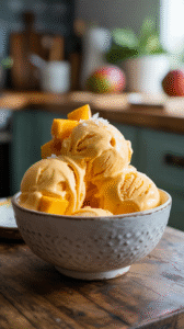 Read more about the article Homemade Mango Ice Cream Recipe