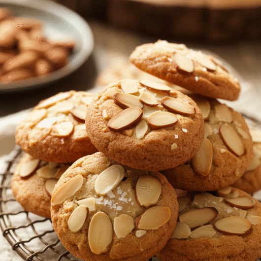 Soft & Chewy Almond Cookies