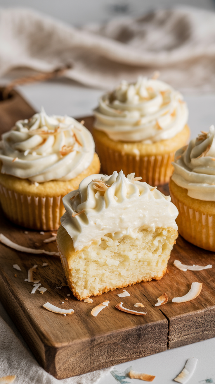 The Best Coconut Cupcakes (That Actually Taste Like Coconut!)