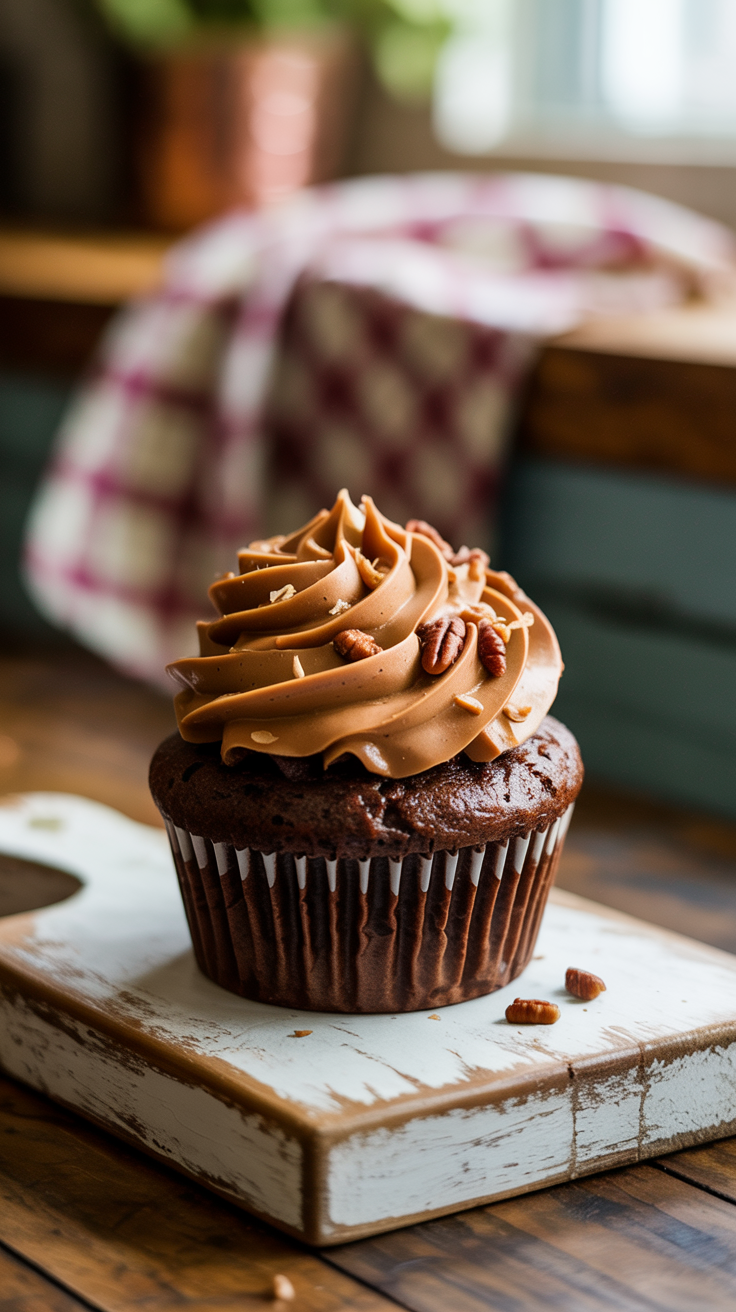 My Go-To German Chocolate Cupcakes: A Little Bite of Comfort