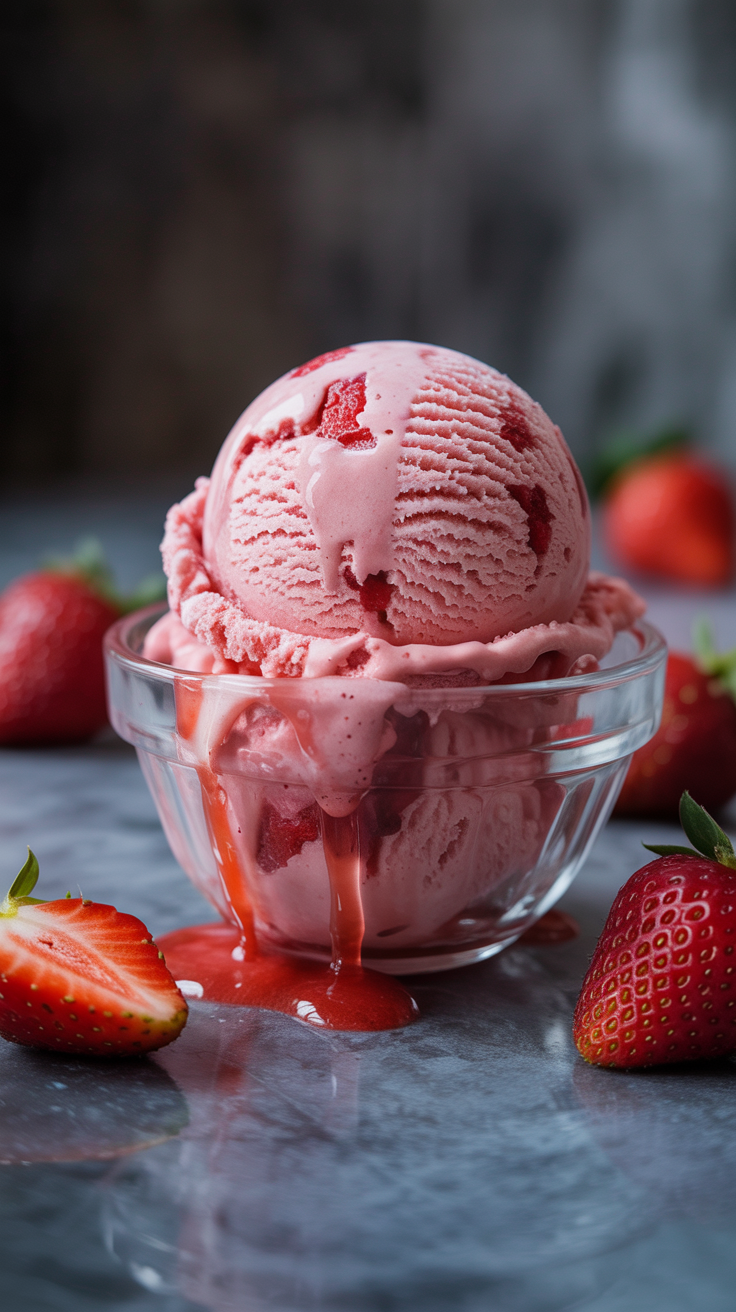 Strawberry Ice Cream Recipe