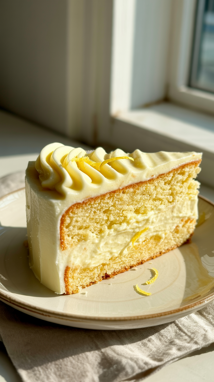 Italian Lemon Cream Cake