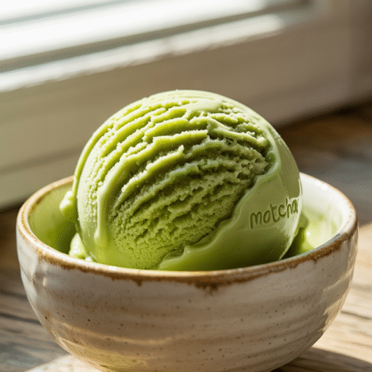 Easy No-Churn Matcha Ice Cream