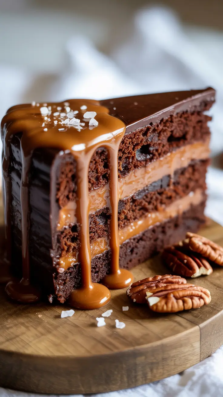 You are currently viewing Salted Caramel Chocolate Cake Recipe