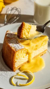 Read more about the article Lemon Pudding Cake Recipe – Golden Dome, Tangy Puddle