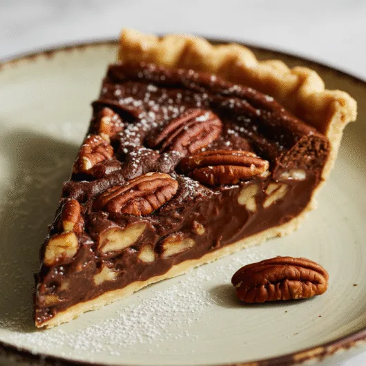 Chocolate Pecan Pie: Rich, Gooey, and Nutty Perfection