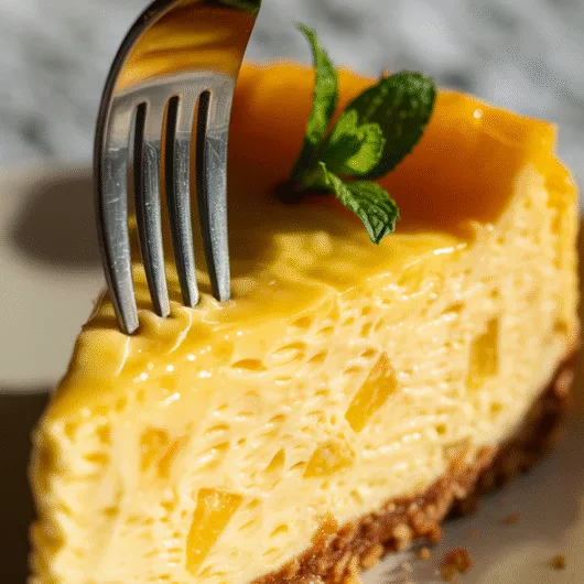 Easy Pineapple Cheesecake with Creamy Filling