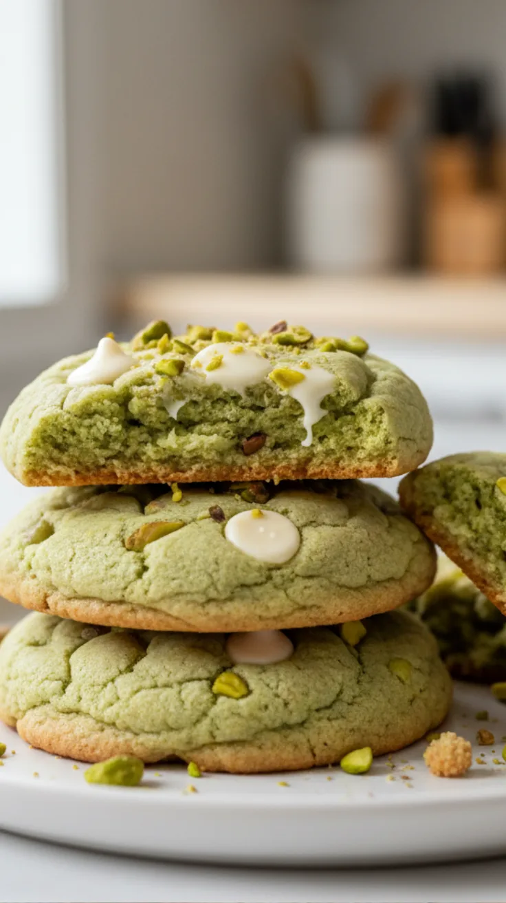 Read more about the article Pistachio Pudding Cookies: Soft & Chewy