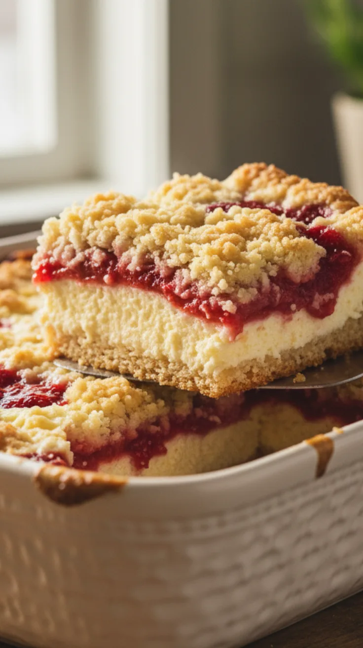 Read more about the article Strawberry Cheesecake Dump Cake Recipe – Home Baker’s Guide