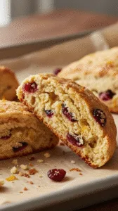 Read more about the article Cranberry Orange Scones Recipe: Flaky, Zesty & Just Sweet Enough