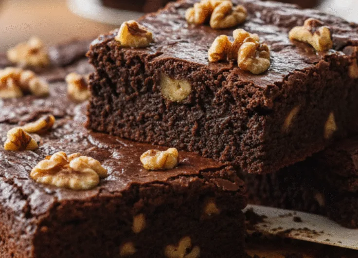 Bakery‑Style Walnut Brownies: Chewy Edges, Fudgy Middle