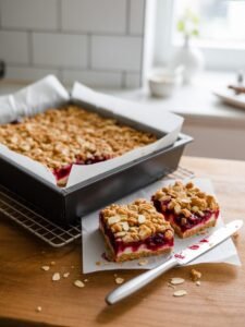 Read more about the article Easy Cherry Almond Crumble Bars – Perfect for Sharing