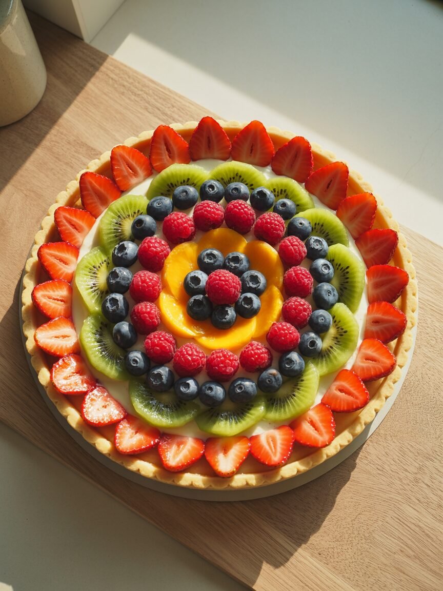 Read more about the article Easy Fruit Tart Recipe Crispy Crust, Silky Custard Filling
