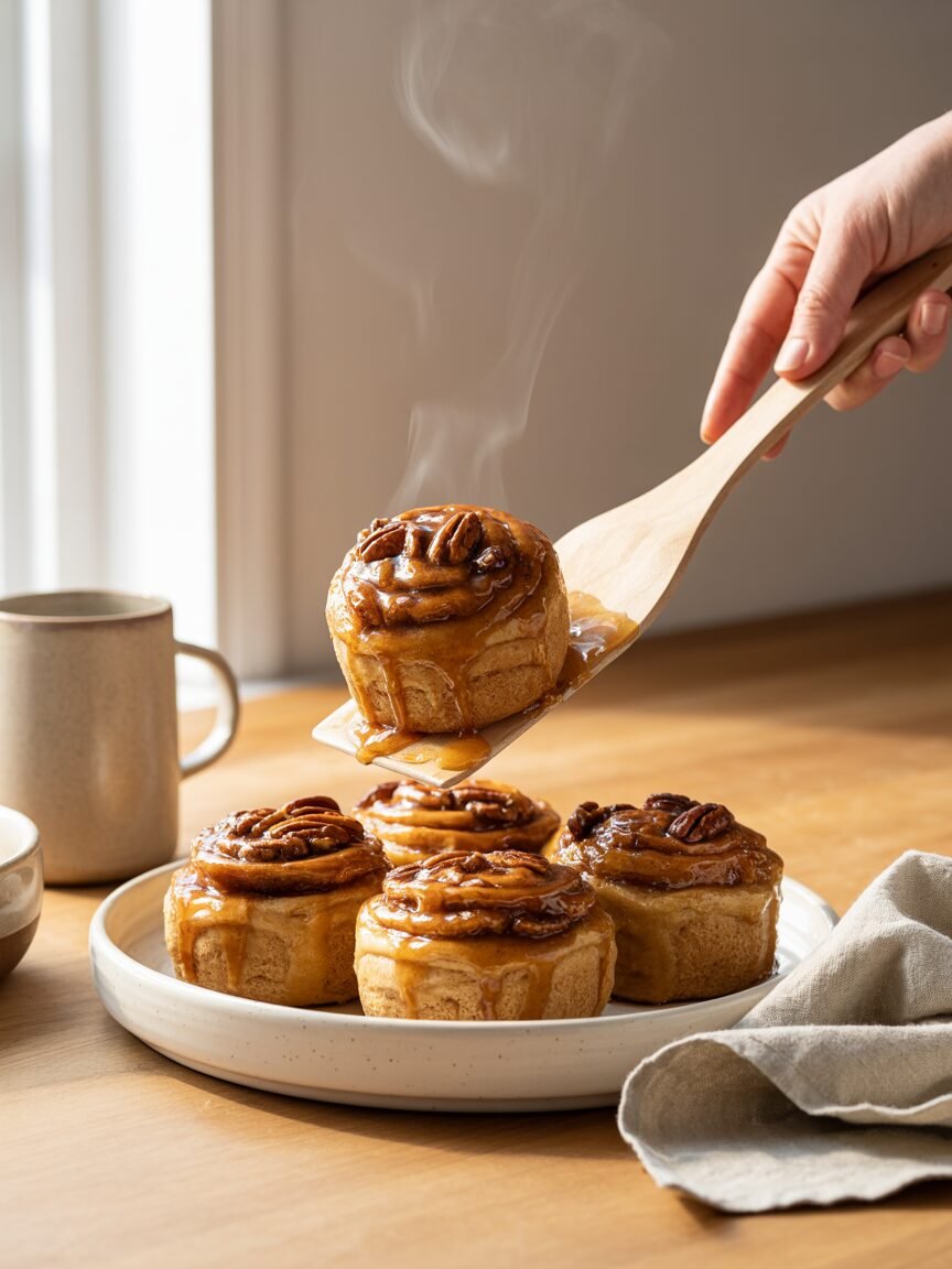 Read more about the article Cozy Maple Pecan Sticky Buns for Weekend Brunch