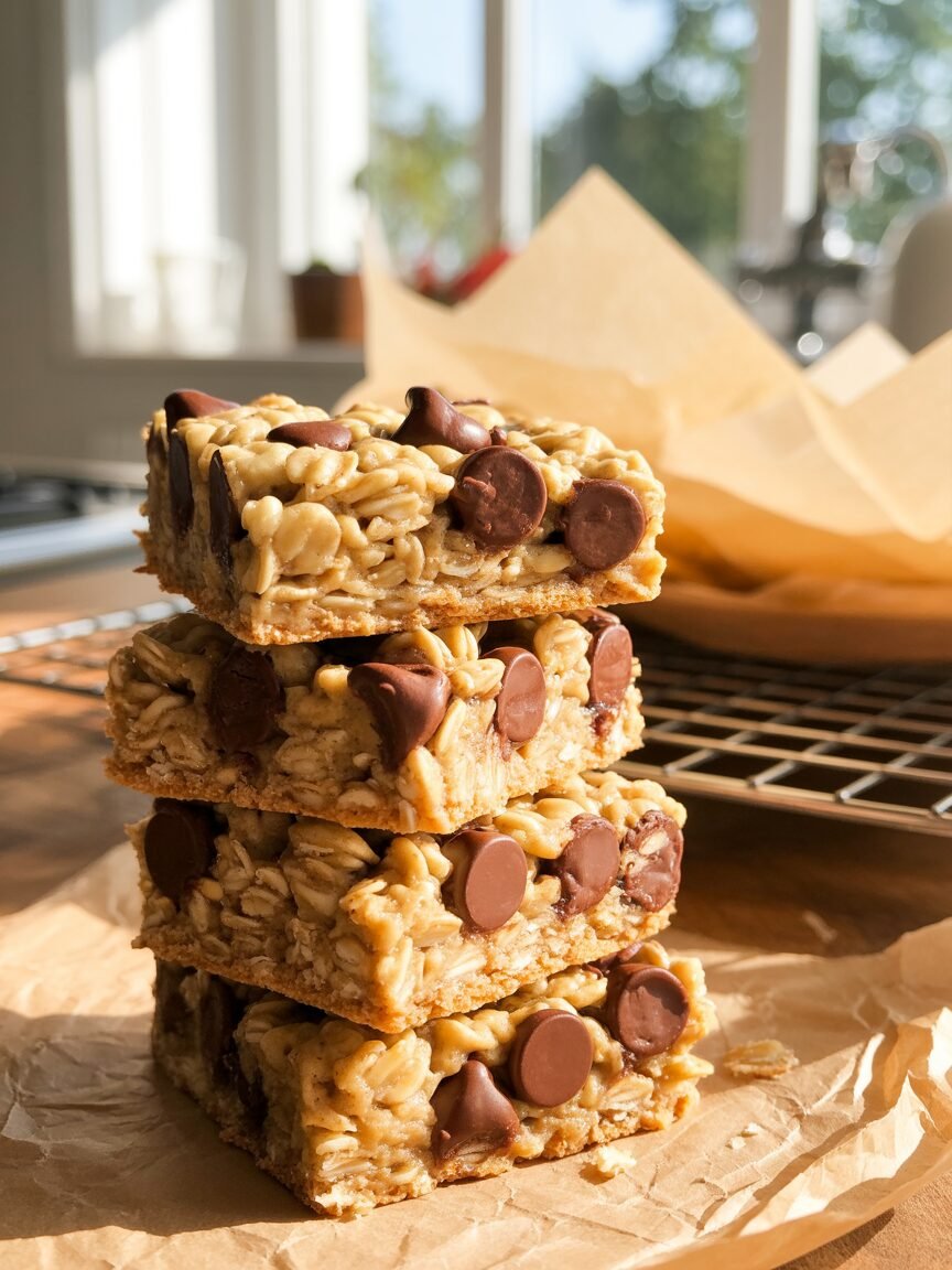 Read more about the article Simple Oatmeal Chocolate Chip Bars Recipe: Family-Friendly