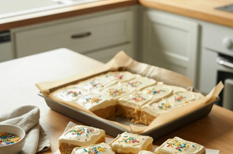 Sugar Cookie Bars Recipe (Soft, Frosted, Party‑Ready)