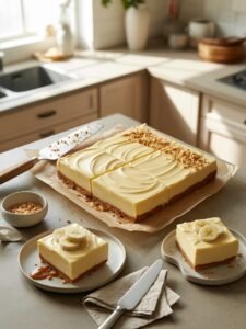 Read more about the article Banana Pudding Cheesecake Bars (Creamy, Slice‑Perfect)