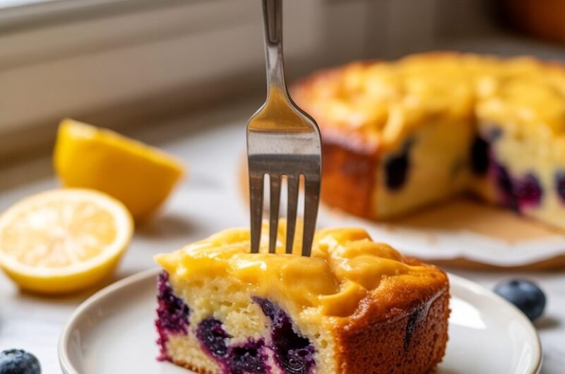 Lemon Blueberry Dump Cake Recipe
