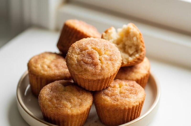 My Favorite Mini Cinnamon Muffins: Light, Sweet & Buttery