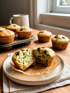 Read more about the article Moist Zucchini Chocolate Chip Muffins Recipe