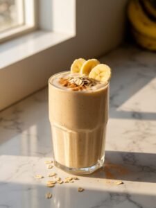 Read more about the article Creamy Banana Oat Smoothie (Thick & Filling)