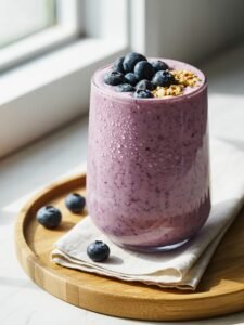 Read more about the article Blueberry Vanilla Smoothie (Thick, Creamy & Ready in 5 Minutes)
