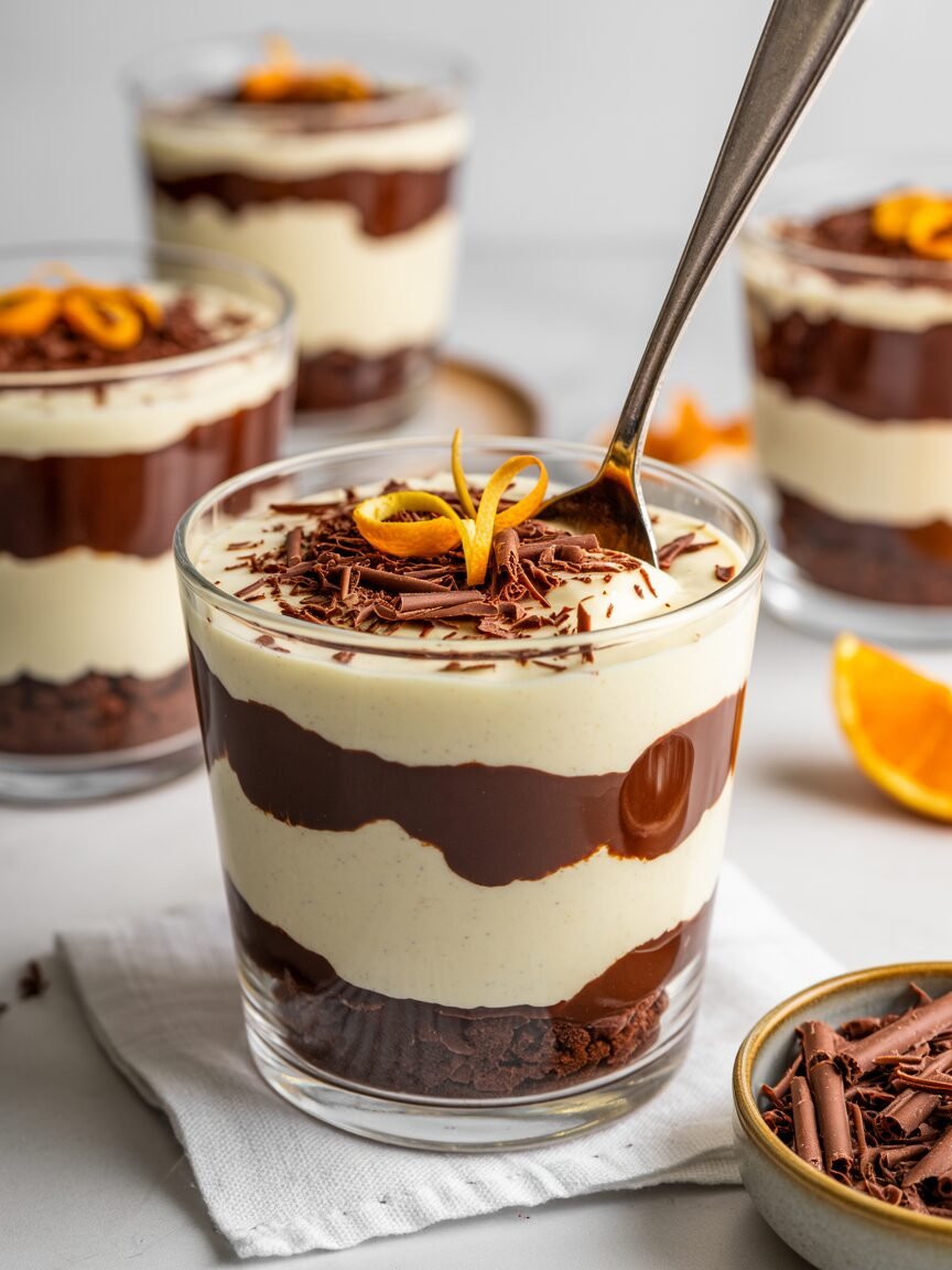 Read more about the article Chocolate Orange Trifle Cups Recipe (Make-Ahead Mini Trifles)