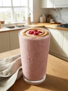Read more about the article Raspberry Banana Smoothie With Almond Butter