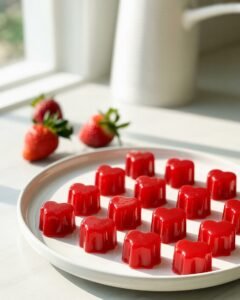 Read more about the article Homemade Strawberry Gummies (Real Fruit, No Artificial Flavor!)
