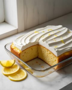 Read more about the article Lemon Poke Cake with Whipped Topping Recipe