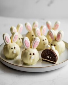 Read more about the article Cute Bunny Oreo Truffles (No‑Bake Easter Treats)