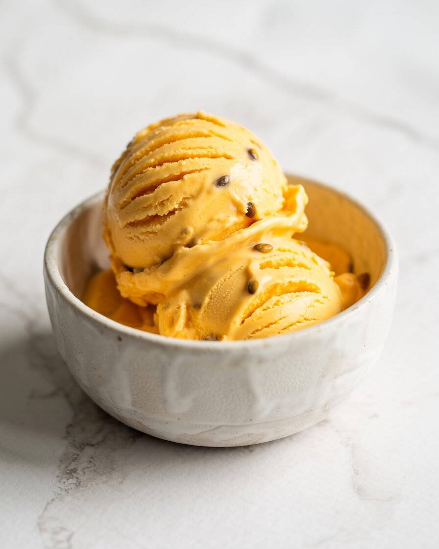 You are currently viewing Mango Passionfruit Ice Cream Recipe