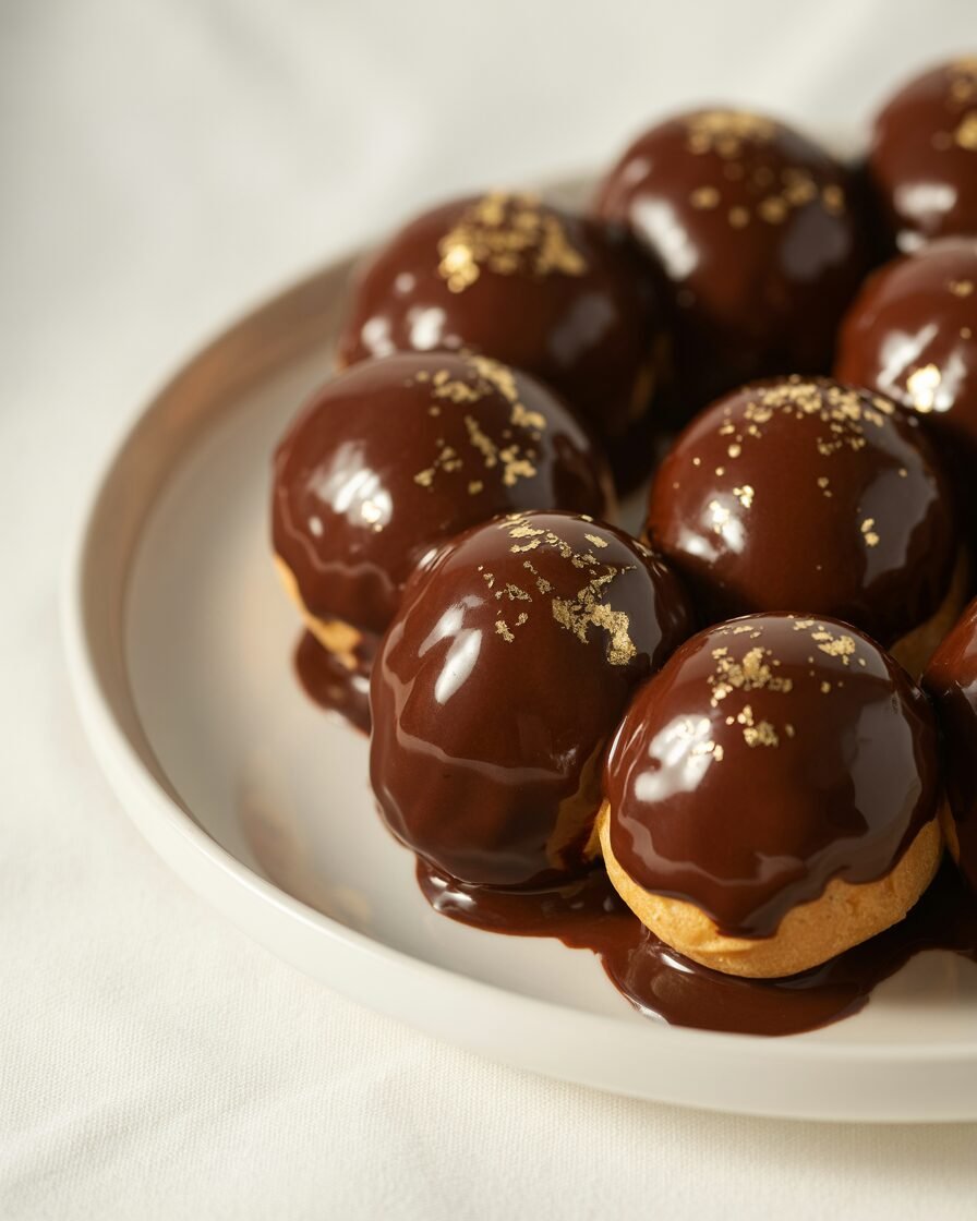 You are currently viewing Foolproof Gold-Dusted Chocolate Profiteroles You Can Make at Home
