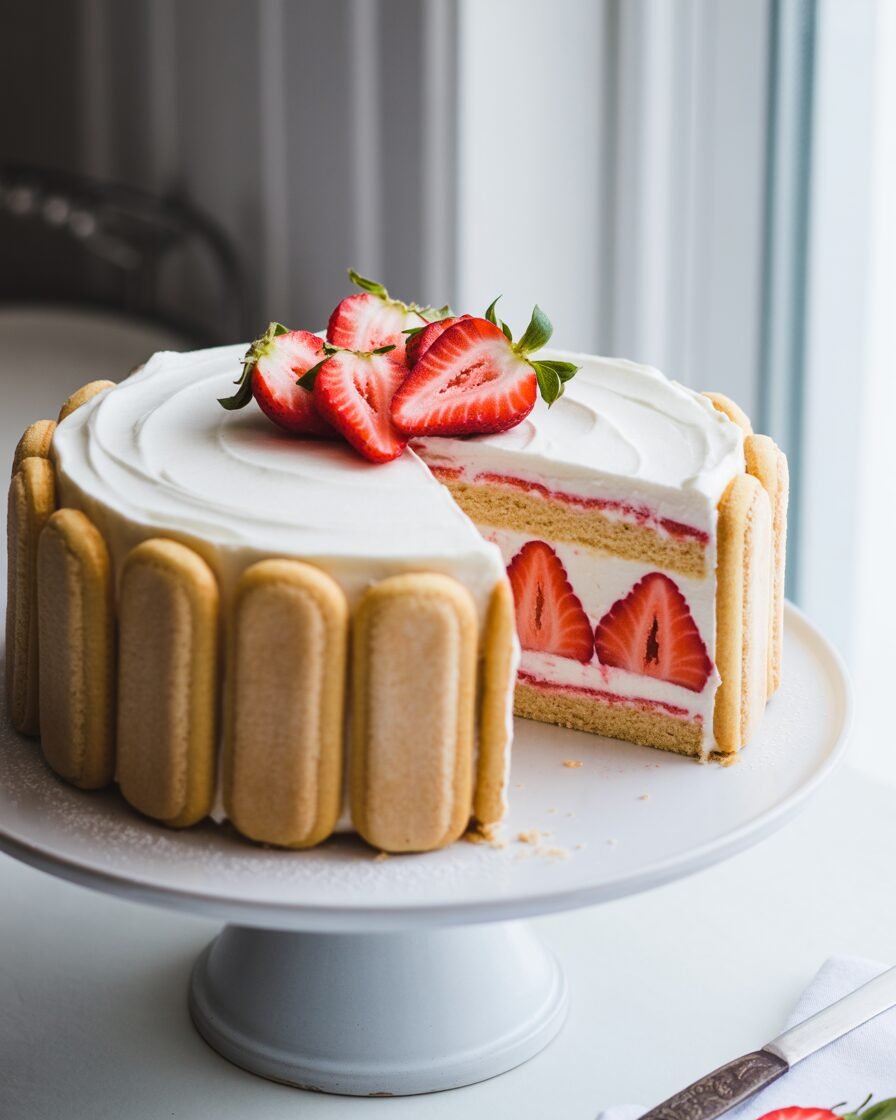 You are currently viewing Strawberry Icebox Cake Recipe