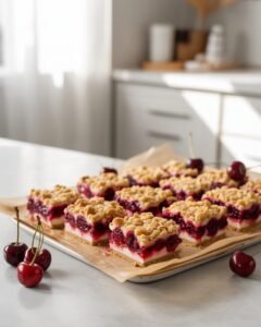 Read more about the article Cherry Crumble Bars Recipe