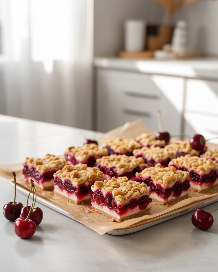 Read more about the article Cherry Crumble Bars Recipe