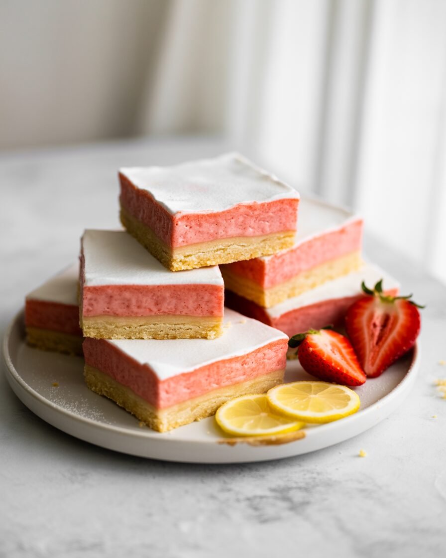 You are currently viewing Strawberry Lemonade Bars Recipe