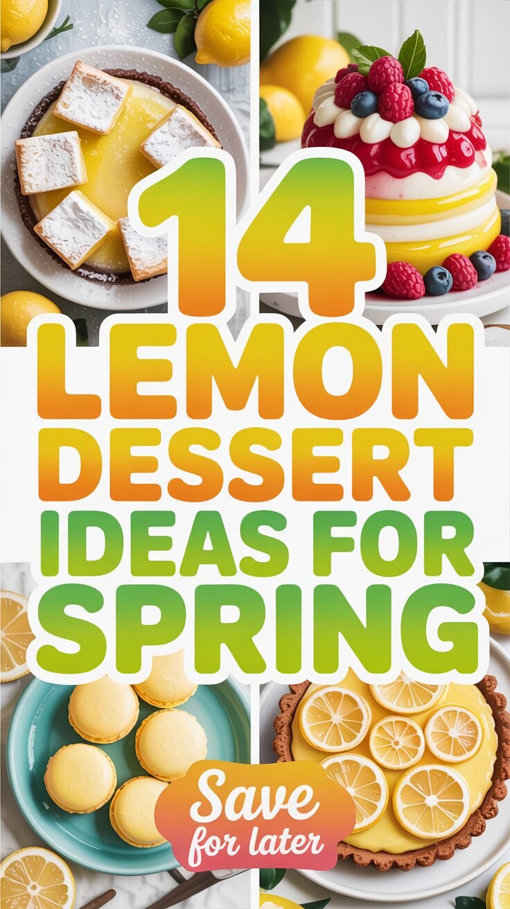 Read more about the article 14 Lemon Dessert Ideas for Spring (Bright, Fresh & Impossible to Resist!)