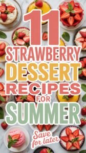 Read more about the article 11 Strawberry Dessert Recipes for Summer
