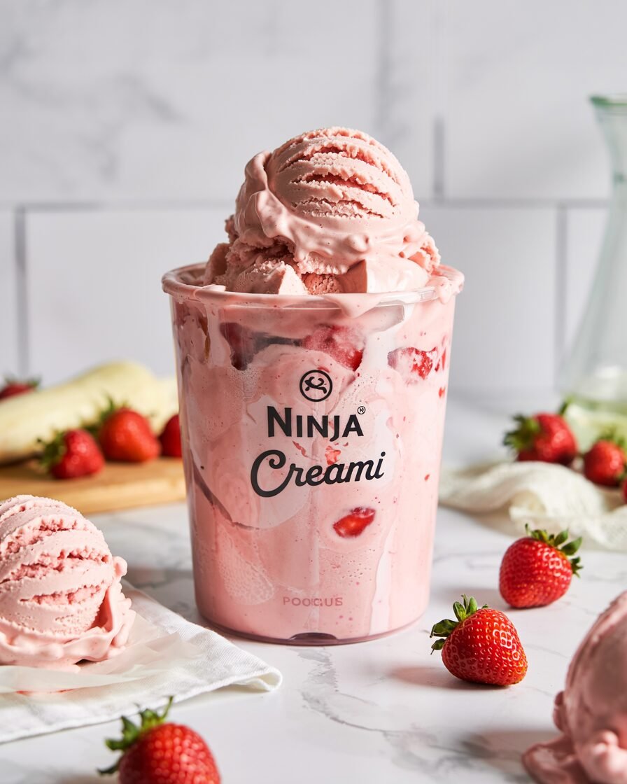 You are currently viewing Ninja Creami Strawberry Ice Cream Recipe