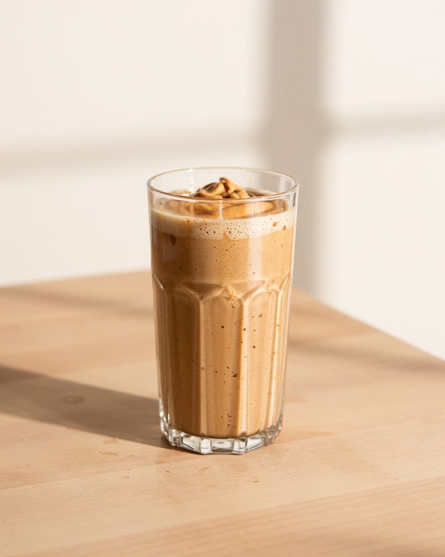 Read more about the article Peanut Butter Coffee Smoothie Recipe