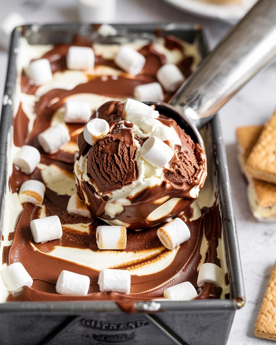 You are currently viewing S’mores Ice Cream Recipe