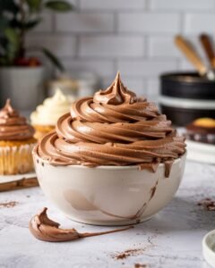 Read more about the article Mocha Buttercream Frosting Recipe