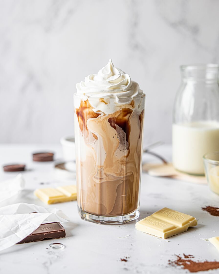 Read more about the article Iced White Chocolate Mocha Recipe (Better Than the Coffee Shop)