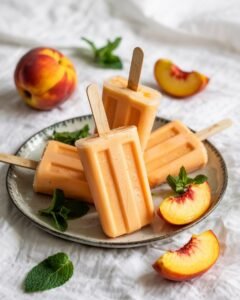 Read more about the article Peach Cream Popsicles Recipe