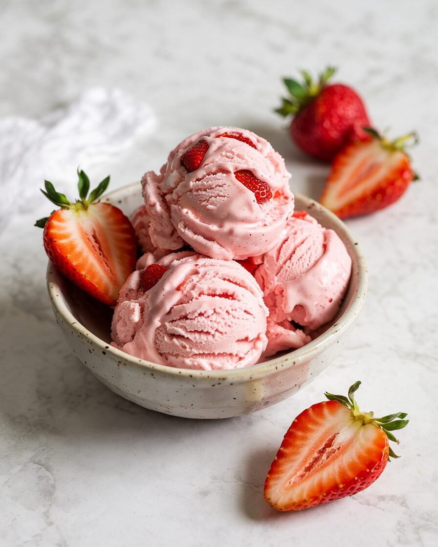You are currently viewing Cottage Cheese Strawberry Ice Cream Recipe