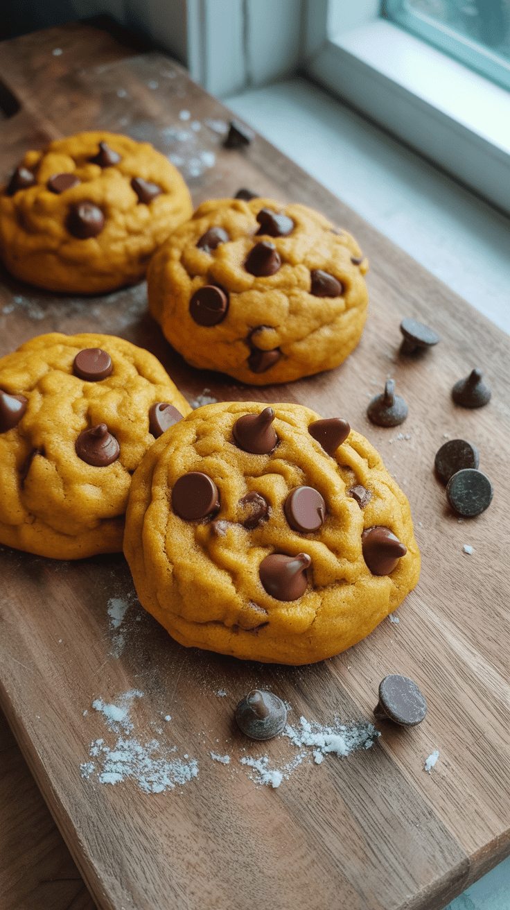 Read more about the article Pumpkin Chocolate Chip Cookies (That Actually Taste Like Fall)